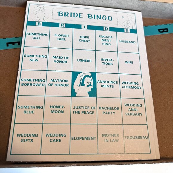Bride Bingo Game - Vintage - Picture 6 of 6